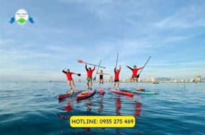 Chèo SUP Đà Nẵng ngắm bình minh trên biển Mỹ Khê
