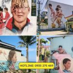 Làng Bích Họa Tam Thanh Đà Nẵng với các bức tranh tường đầy màu sắc