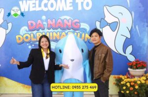 Check in tại show cá heo Đà Nẵng Dolphinarium