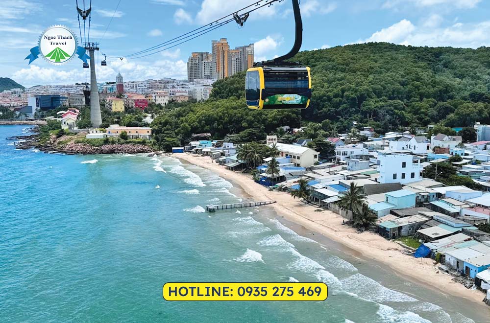 Đặt vé cáp treo Hòn Thơm Phú Quốc 2026 tại Ngọc Thạch Travel uy tín, giá tốt. Trải nghiệm cáp treo vượt biển dài nhất thế giới, vui chơi Sun World Hòn Thơm, Aquatopia và nhiều combo tiết kiệm hấp dẫn.