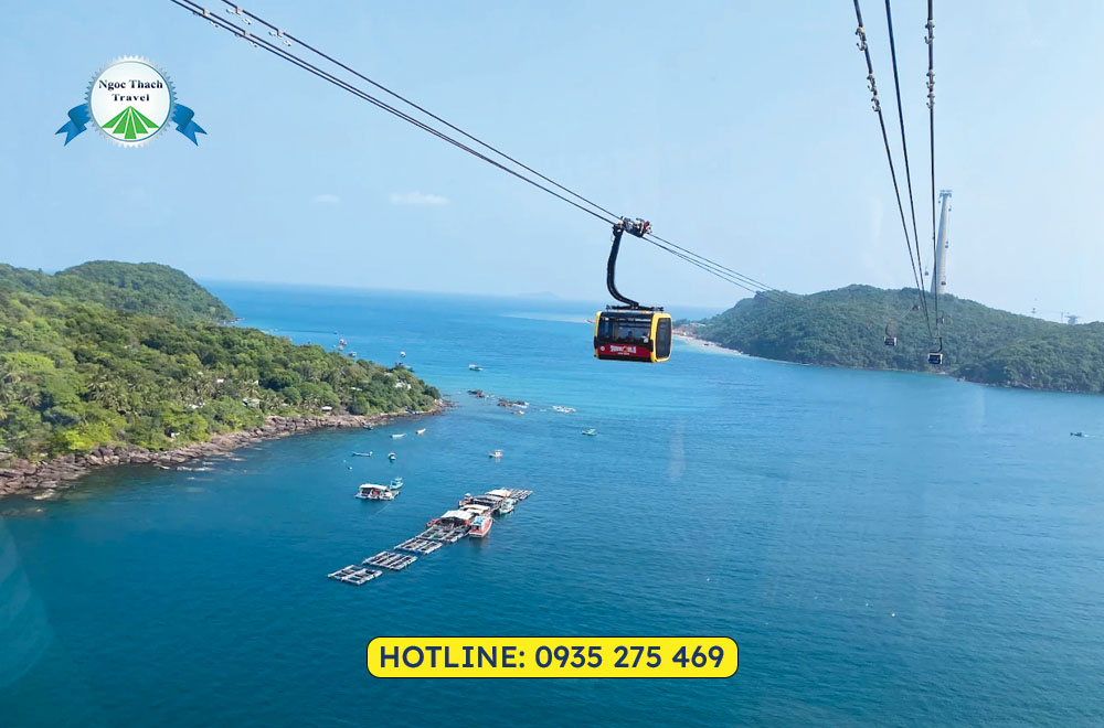 Đặt vé cáp treo Hòn Thơm Phú Quốc 2026 tại Ngọc Thạch Travel uy tín, giá tốt. Trải nghiệm cáp treo vượt biển dài nhất thế giới, vui chơi Sun World Hòn Thơm, Aquatopia và nhiều combo tiết kiệm hấp dẫn.